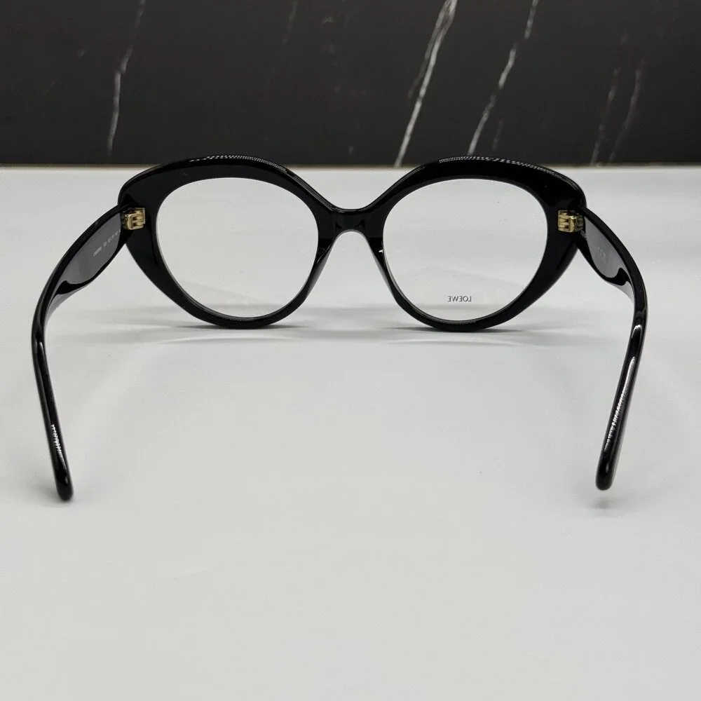 NEW LOEWE LW50088I 001 WOMEN EYEGLASSES BLACK OVAL LOEWE EYEWEAR